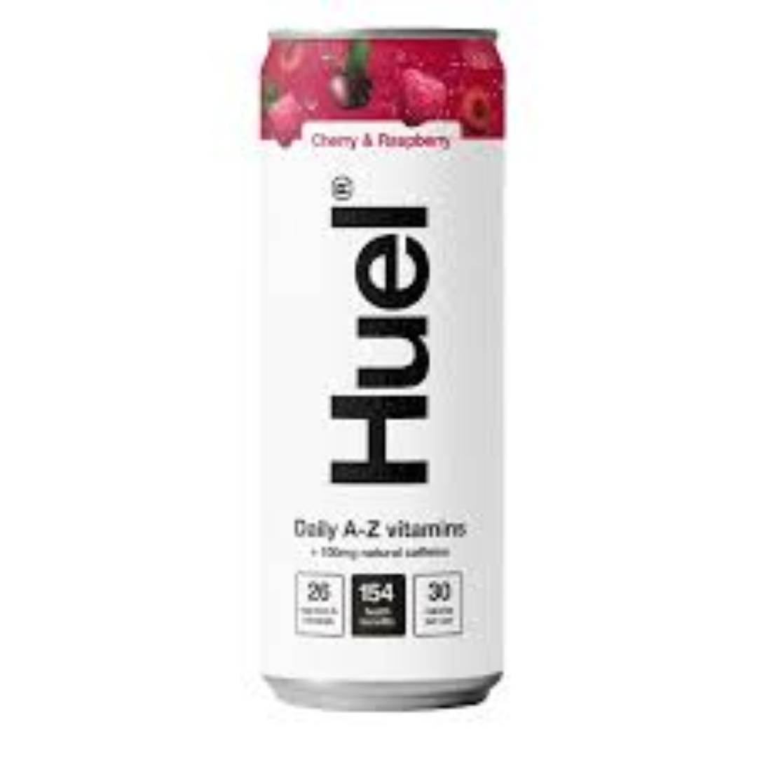 HUEL DAILY A-Z CHERRY N RASPBERRY SPARKLING DRINK 330ML